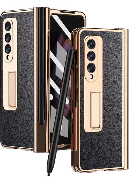 Samsung Galaxy Z Fold 3 Için Telefon Kılıfı - Siyah (Yurt Dışından)