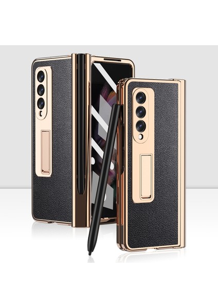 Samsung Galaxy Z Fold 3 Için Telefon Kılıfı - Siyah (Yurt Dışından)