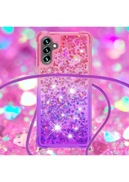 Samsung Galaxy A13 Için Koruyucu Telefon Kılıfı - Pembe/mor (Yurt Dışından)