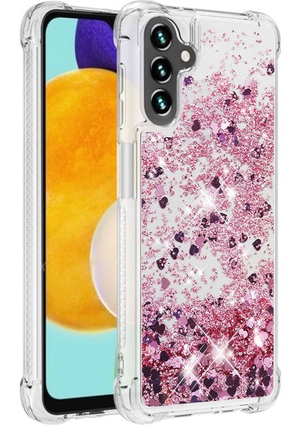 Samsung Galaxy A13 Için Koruyucu Telefon Kılıfı - Pembe/altın (Yurt Dışından)