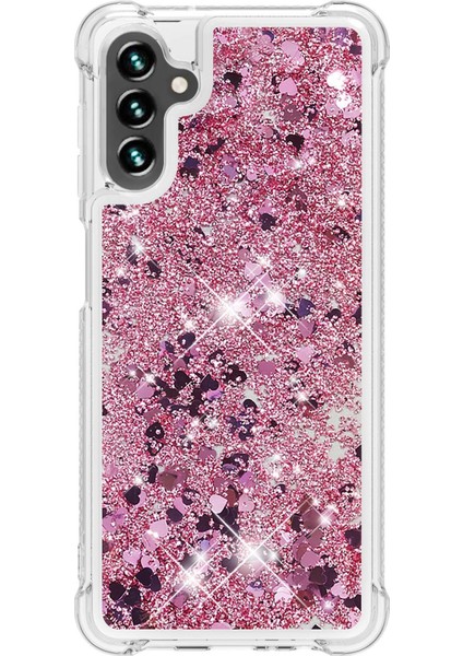 Samsung Galaxy A13 Için Koruyucu Telefon Kılıfı - Pembe/altın (Yurt Dışından)