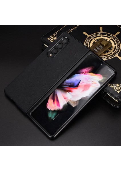 Samsung Galaxy Z Fold 4 Için Telefon Kılıfı - Siyah (Yurt Dışından)