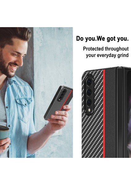 Samsung Galaxy Z Fold 4 Için Telefon Kılıfı - Siyah (Yurt Dışından)