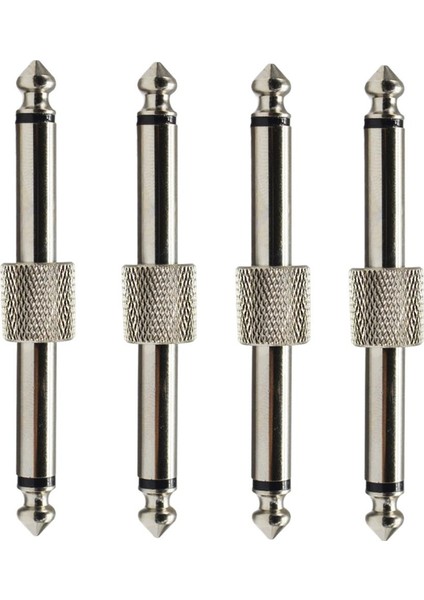 4 Pcs 1 / 4 Inç 6.35 mm. Düz Pedal Kuplör Gitar Efekti Pedal Konnektörü (Yurt Dışından) fiyatları