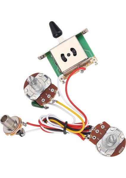 Elektrikli Gitar Parçaları Kablo Demir Kamış Kiti 3 Yol Değişimi Anahtarı 500K Saksılar 1T1V (Yurt Dışından) modelleri