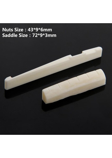 Sığır Kemik Gitar Nutu + Eyer + 6 Pcs Köprü Pimi İçin (Yurt Dışından) modelleri