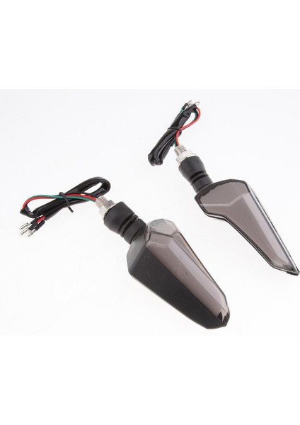 12V LED Evrensel Motosiklet Dönüş Sinyal Lambası Flaş Açık Mavi Kırmızı (Yurt Dışından) fırsatları