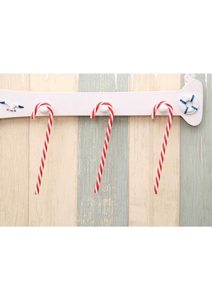 Plastik Şeker Kamışı Açık Hava Süsleme 50 cm (Yurt Dışından) modelleri