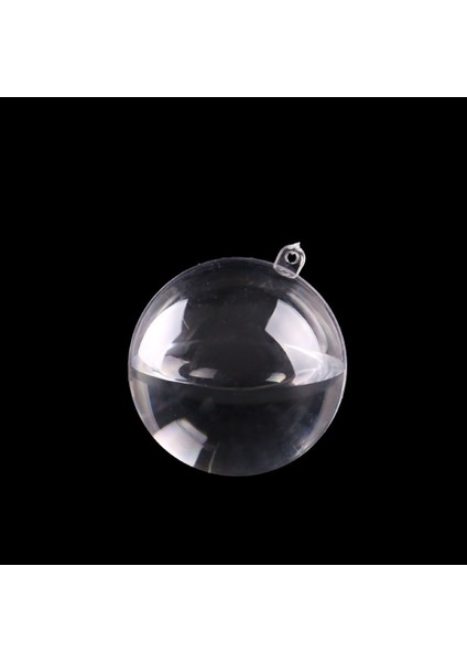 10 Adet Temiz Toplar Küre 2 Kısım Noel Bauble Düğün Dekor 60MM (Yurt Dışından)