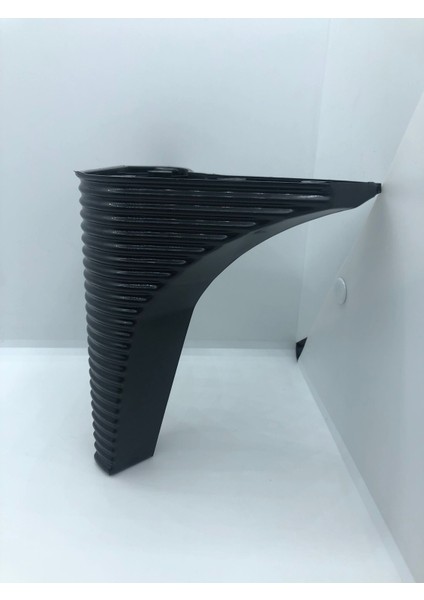Dekoratif, 15 cm Siyah Plastik Baza,koltuk,mobilya Ayağı (4 Adet)
