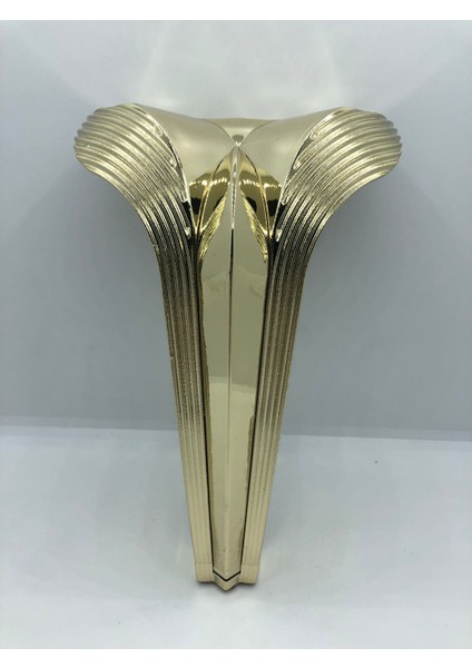 Dekoratif, 19 cm Gold Kaplama Plastik Berjer,koltuk,mobilya Ayağı (4 Adet)