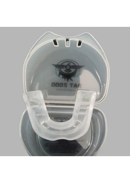 Bat 2000 BAT2000 Şeffaf Antibakteriyel Profesyonel Kutulu Boks Dişliği , Sporcu Dişliği ,ağızlığı,mouthguard