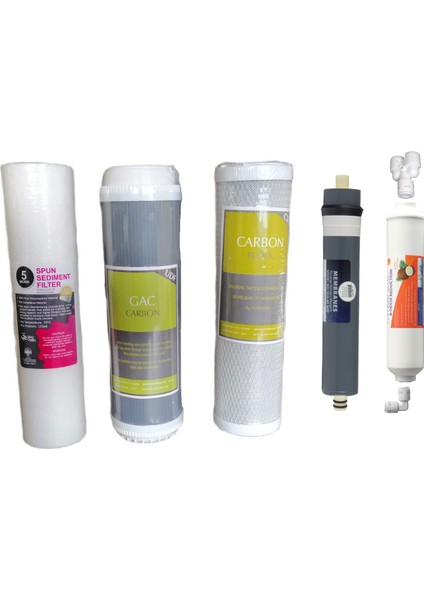 Aquabir Açık Kasa Su Arıtma Cihazı Filtre Seti