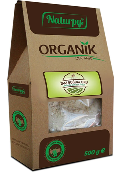 Dr. Gluten Naturpy Organik Tam Buğday Unu 500 gr