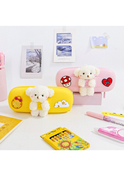 Çok Bölmeli Büyük Kapasiteli Kalem Kutusu - Mor (Yurt Dışından) modelleri