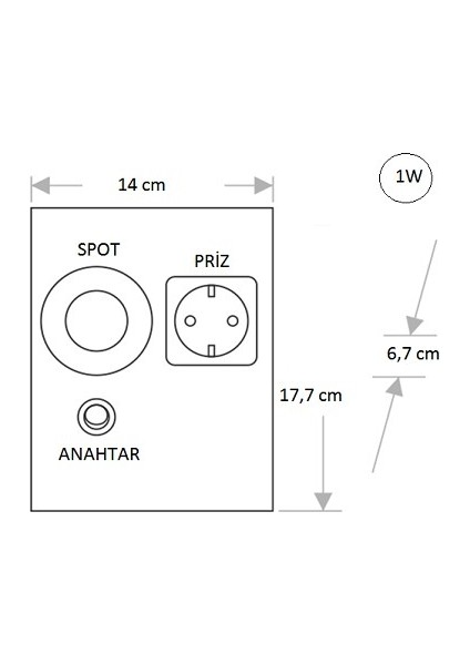 CT-5110 Tezgah Altı Çift Prizli Aydınlatma Beyaz Işık fiyatları