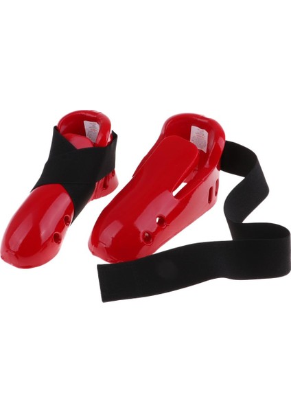 Karate Taekwondo Dövüş Sanatları Kick Training Footgear Red M Için Protector (Yurt Dışından)