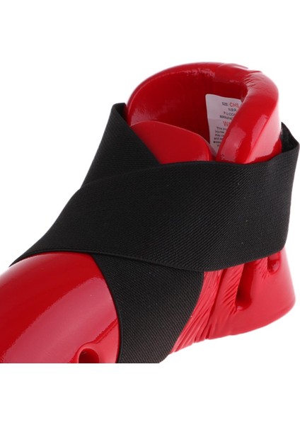 Karate Taekwondo Dövüş Sanatları Kick Training Footgear Red M Için Protector (Yurt Dışından)