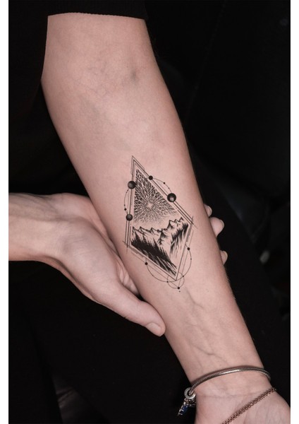 Apex Minimal Geçici Dövme Unisex Tattoo