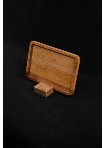 Ahşap Sunum ve Servis Tabağı - Küçük Boy Masif Ahşap Sunum Servis Tabağı fırsatları