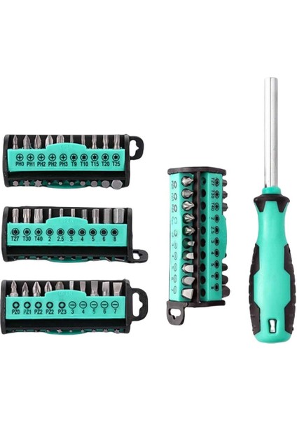 Dış Mekan Dıy Aksesuarları Için Set Profesyonel 30 Arada 1 Tornavida Seti (Yurt Dışından)
