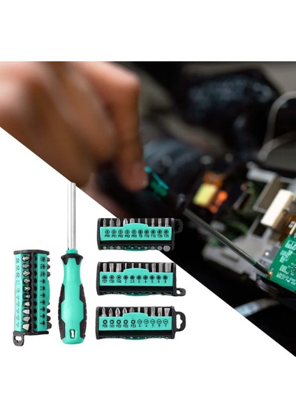 Dış Mekan Dıy Aksesuarları Için Set Profesyonel 30 Arada 1 Tornavida Seti (Yurt Dışından) fırsatları