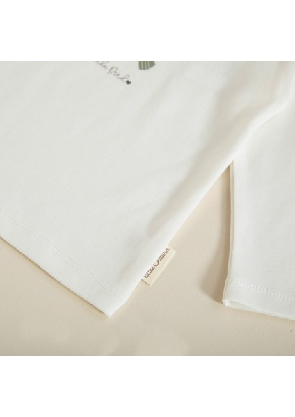 Love The Green Baskılı Ttshirt Ekru fiyatları