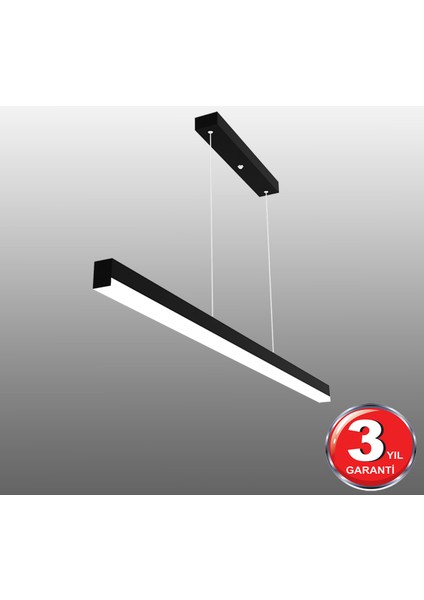 Hegza Lighting Magro 100CM - Ledli Sarkıt Lineer Modern LED Avize, Salon, Mutfak, Masa Üstü Avize