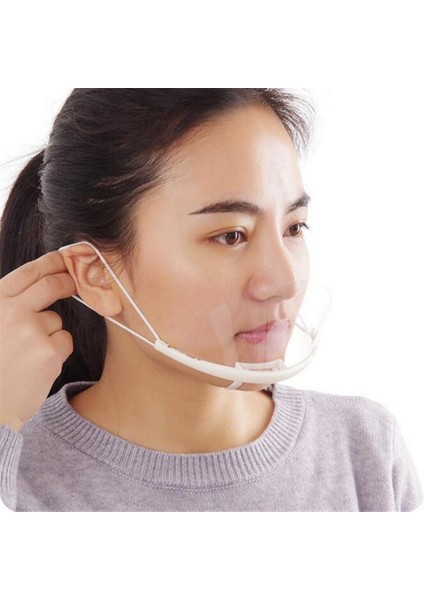 10X Şeffaf Açık Plastik Anti-Fog Ağız Kalkan Restoranı, Otel, Mutfak (Yurt Dışından) modelleri