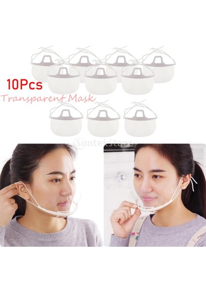 10X Şeffaf Açık Plastik Anti-Fog Ağız Kalkan Restoranı, Otel, Mutfak (Yurt Dışından) indirimleri