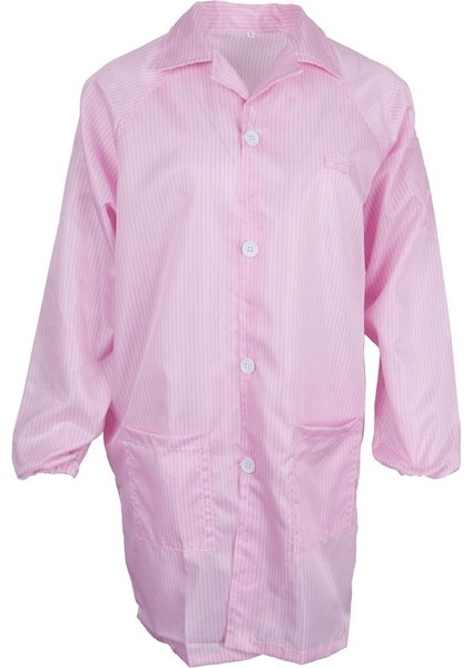 Stripe Antistatik Takım Elbise Toz Geçirmez Ceket Laboratuvar Koruyucu Giysiler Pembe (Yurt Dışından) fiyatları