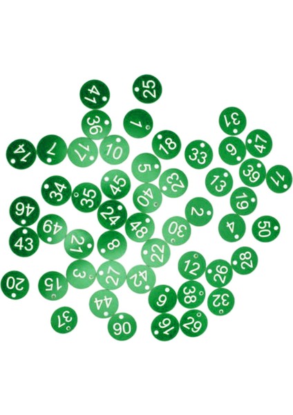 100X Protable Numarası Tag Numarası 1-100 Otel Depo Yurdu Tuşları Yeşil (Yurt Dışından) fırsatları