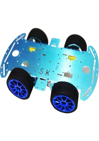 Araba 4WD Şasi Kiti Motorlu Dıy Alaşım Plakası Teen Toy Hediyeleri (Yurt Dışından) fiyatları