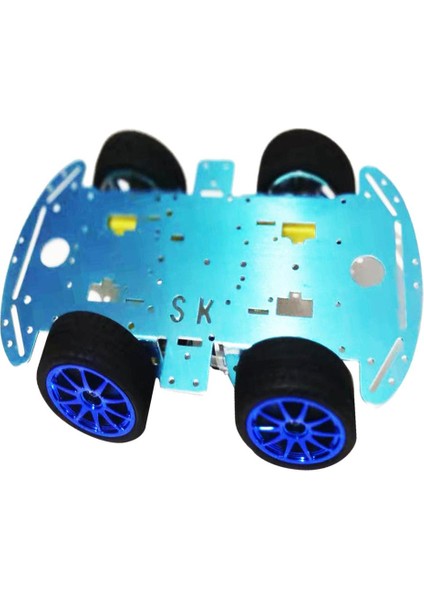 Araba 4WD Şasi Kiti Motorlu Dıy Alaşım Plakası Teen Toy Hediyeleri (Yurt Dışından) modelleri