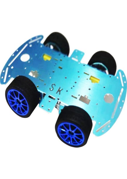 Araba 4WD Şasi Kiti Motorlu Dıy Alaşım Plakası Teen Toy Hediyeleri (Yurt Dışından) indirimleri