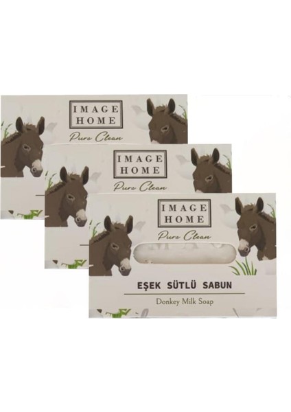 Image Maker Pure Clean Eşek Sütlü Sabun 100 gr 3'lü Set