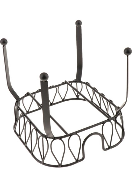 Cam Kavanoz Içecek Dağıtıcı Metal Standı Sepet Parti Çay Şaraplar Tutucu Siyah M (Yurt Dışından) modelleri