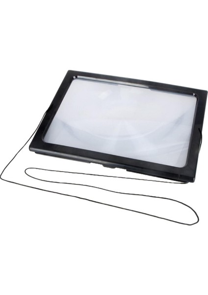 3x Okuma Katlanabilir Büyüteç LED Hafif Masaüstü Kitap Lambası (Yurt Dışından)