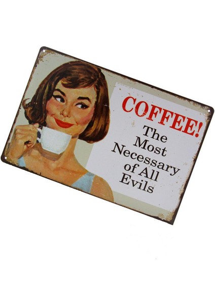 Vintage Retro Dekoratif Tabela Kahve Burcu Plak Duvar Sanatı Poster Asılı (Yurt Dışından) fiyatları