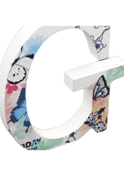 Ahşap Alfabe Zanaat Harfler Plak Ev Düğün Kreş Parti Dekorasyon G (Yurt Dışından) fırsatları