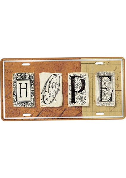 Shabby Chic Plak 012 (Yurt Dışından)