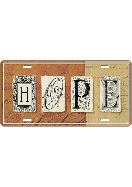 Shabby Chic Plak 012 (Yurt Dışından)