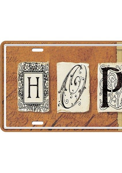 Shabby Chic Plak 012 (Yurt Dışından)