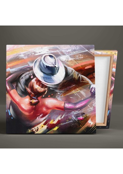 Dans Eden Çift Kuş Bakışı Kanvas Tablo fiyatları