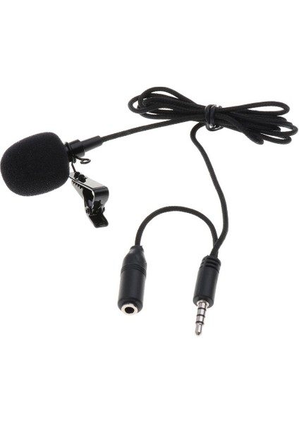 1 Adet Kablolu 3,5 mm. Fiş Kondenser Mikrofonu, Adaptör Örgülü Kablo ile (Yurt Dışından)