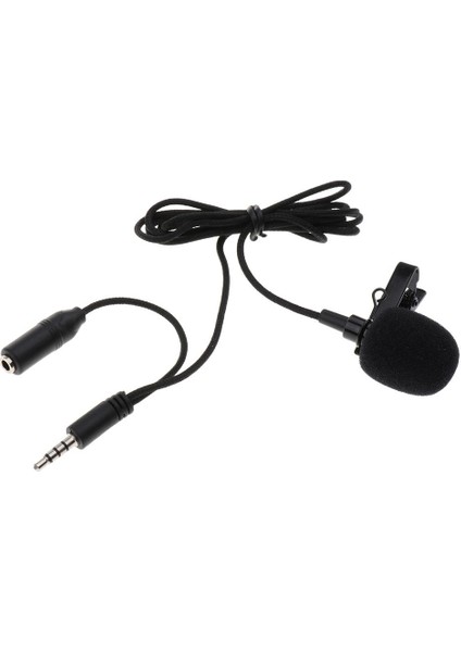 1 Adet Kablolu 3,5 mm. Fiş Kondenser Mikrofonu, Adaptör Örgülü Kablo ile (Yurt Dışından)