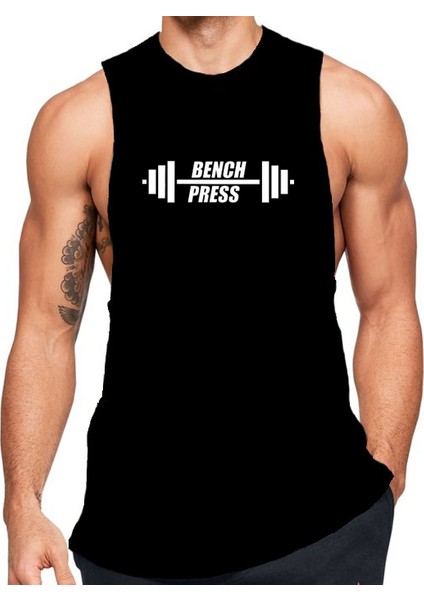 Bench Press Baskılı Sıfır Kol Fitness Atleti