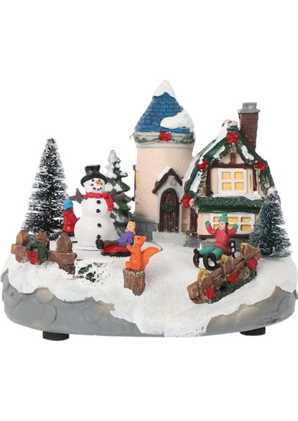 Reçine Noel Köyü Evler Hediyeler Zanaat Kış Kapalı Noel Partisi Çocuklar Için B (Yurt Dışından)