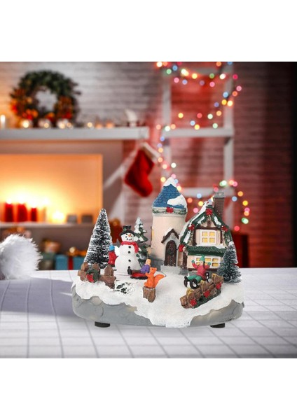 Reçine Noel Köyü Evler Hediyeler Zanaat Kış Kapalı Noel Partisi Çocuklar Için B (Yurt Dışından)