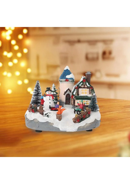 Reçine Noel Köyü Evler Hediyeler Zanaat Kış Kapalı Noel Partisi Çocuklar Için B (Yurt Dışından)